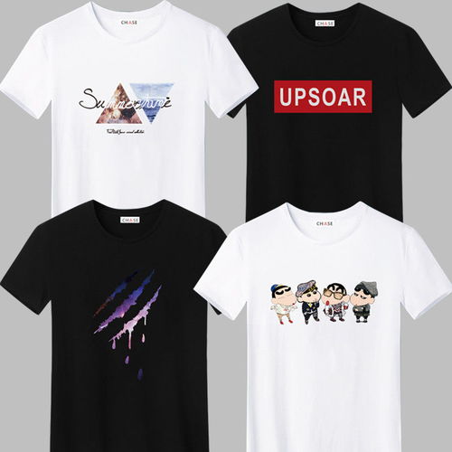 韩版修身T恤 夏季男士印花上衣的潮流穿搭指南